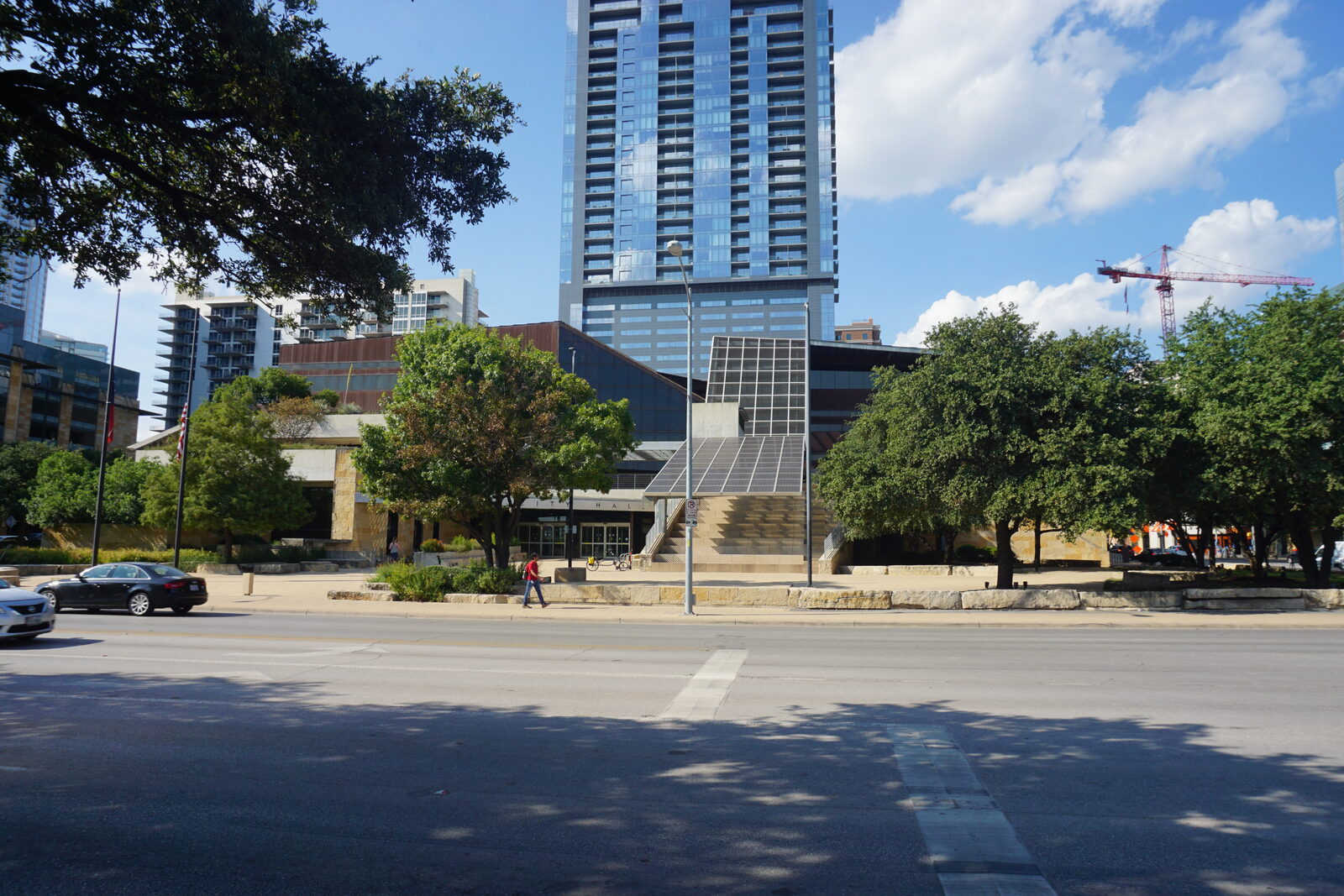 Austin City Hall, the seat of the city government downtown